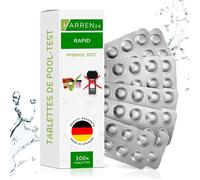 Pastilles de test(Rapid)Chlore libre DPD1,Oxygène actif DPD4,valeur du pH Phenol Red,Testeur d'eau de piscine 50x 100x 250x 500x