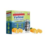Pastilles déboucheuses Lemonblast, LemonBlast Mousse à bulles, Formule for un nettoyage en profondeur des canalisations et l'entretien de la cuisine(12pcs)