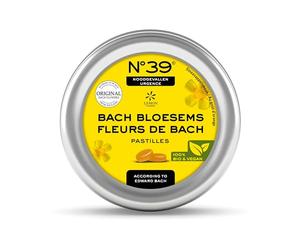 Pastilles Fleurs de Bach d’Angleterre biologiques N°39® Urgence, Calme & Relaxation - Goût Orange - boîte de 45g - Lemon Pharma