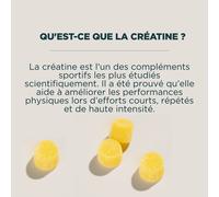Pastilles gélifiées à la créatine - 21 GUMMIES - 7portions - Citron