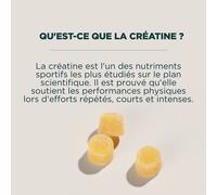 Pastilles gélifiées à la créatine - 21 GUMMIES - 7portions - Pêche
