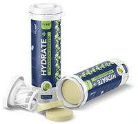Pastilles Hydratation Electrolytes + Vitamine C - Citron Vert Améliore l'Hydratation et Favorise l'Énergie - Formule Hydrate+ Sport, Récupération, Bien-être - 1 tube (20 Pastilles effervescentes)