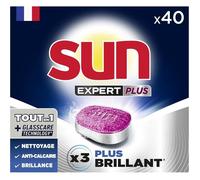 Pastilles Lave-Vaisselle Tout en 1 Brillance - Expert + Glass Care Technology - 40 Lavages - Fabriqué