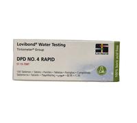 Pastilles Lovibond DPD4 pour brome ou oxygène actif DPD N 4 - Rapid (100 units) 511570BT - Lovibond