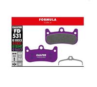 Paire de plaquettes semi metalliques galfer fd531 g1652 e bikes pour freins formula cura 4