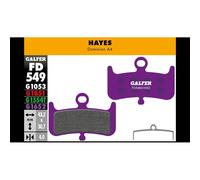 Pastilles Mélange Violet E-Bike pour Freins Hayes Dominion a4 FD549G1652 Galfer