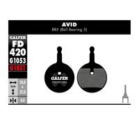Pastilles Mélanger Noir Standard pour Avid bb5 FD420G1053 GALFER BIKE Frein Vélo