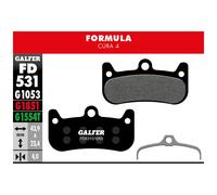 Pastilles Mélanger Noir Standard pour Formule Soins 4 FD531G1053 GALFER BIKE