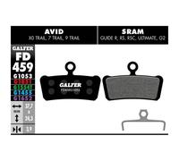 Pastilles Mélanger Noir Standard pour Sram Rail,g2 et Avid x0 Trail FD459G1053