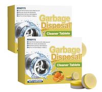 Pastilles nettoyantes pour broyeur d'évier, nettoyant et désodorisant pour évier, élimine les odeurs, combat la graisse et les dépôts, convient au nettoyage des éviers et des canalisations (2 Box)