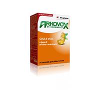 Pastilles pour la gorge, In Caso Di Tosse Ed Afonia Arkovox Miele E Limone 24 Pastiglie