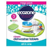 Pastilles pour lave-vaisselle Ecozone, 72 pieces