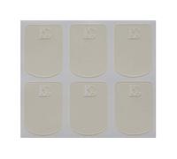 B&G Pastilles protège-bec transparent petit 0,4 mm – Pack de 6