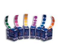 APLI Pastilles adhésives Ø 15 mm – Rouleau de 150 – Blanches pour écriture manuelle