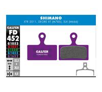 Pastilles Violet E-Bike Freins Shimano XTR (m9000) XT ,Slx (m7100,m666,m7000),