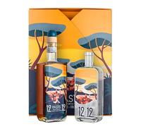 Pastis 12/12 Coffret Sunset + 1 carafe 45° 70cl