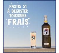 Pastis 51 - Apéritif anisé - Pastis de Marseille - 45,0% Vol. - 450cl