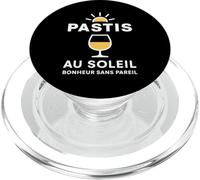 Pastis au Soleil Bonheur sans Pareil Drôle Apéro Humour PopSockets PopGrip pour MagSafe