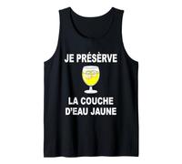 Pastis Je préserve la Couche d'eau Jaune apéro Alcool Débardeur