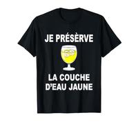 Pastis Je préserve la Couche d'eau Jaune apéro Alcool T-Shirt