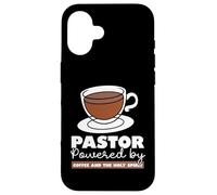 Pastor Coffee Sainte Inspiration Coque pour iPhone 16