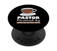 Pastor Coffee Sainte Inspiration PopSockets PopGrip Adhésif