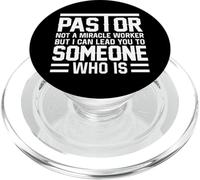 Pastor Not A Miracle Worker Amusant Ministre Clergé Pastor PopSockets PopGrip pour MagSafe