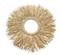 Pastoral Style Handmade Straw Wall Decorations for Home and Living Room