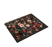 Pastoral Style Living Room Decoration Carpet Large Area Rug for Bedroom Flower Pattern Entrance Door Mat Home Washable Soft(Color1,160x200cm(62x78in))