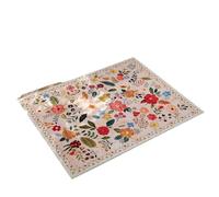 Pastoral Style Living Room Decoration Carpet Large Area Rug for Bedroom Flower Pattern Entrance Door Mat Home Washable Soft(Color2,160x200cm(62x78in))