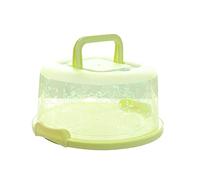 Pastoralist Boîte à gâteau Portable Poignée de Porte-récipient Pie Cupcake Green Round Transport de Coud Coud Lock Cake Cake Carrier Handle