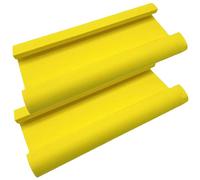 Pastoralist Dragon Boat Paddle, 2pcs Dragon Boat Seat Pad, 13x6x2in Absorption Non Choc Respiration Anti-Eva Seat, Dragon Boat Seat Cushion Pad pour Le Kayak d'entraînement extérieur (Jaune)