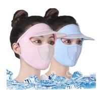 Pastoralist Masque de visage complet avec protecteur oculaire pour les femmes Protection UV Protection mince, chapeaux de teinte sol