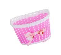 Pastoralist Panier de vélo pour Enfants Panet de Remplacement de Guidon Avant avec Bowknot Bike Accessory Bike Remplacement Panier de Remplacement