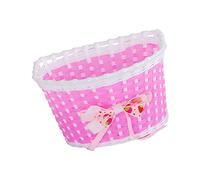 Pastoralist Panier de vélo pour Enfants Panetage de Guidon Avant avec Accessoire de vélo Bowknot, Panier de Remplacement de vélo