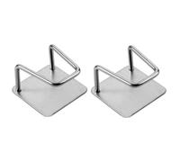 Pastoralist Porte-éponge en Acier Inoxydable Auto-adhésif évier Bien rangé avec Aspirant pour évier de Cuisine 2 pcs, Porte-éponge de Cuisine