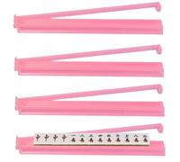 Pastoralist Racks de Mahjong avec pousseurs 4pcs 18, 5 Pouces Transparents mahjongs et Supports acryliques américains acryliques, et, avec