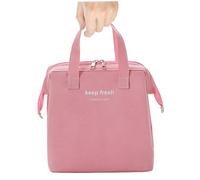 Pastoralist Sac à lunch isolé 9.1x5.5x9.5 Aluminium en aluminium Alue Oxford Small Sac à lunch avec fermeture fermeture éclair, poignée et poche extérieure pour les femmes au travail/école