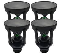 Pastoralist Sprinkler de Jardin 4pcs 3/4 Wobbler Irrigation Sprinkler 360 ° Rotary Arrosage