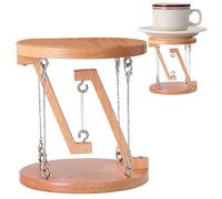 Pastoralist Tableau Tensegrity Desk Toy | Tensegrity Sculpture en Bois Roman Tensegrity Table Tensegrity Structure Decorative Tensegrity Modèle pour la Maison, Couleur en Bois