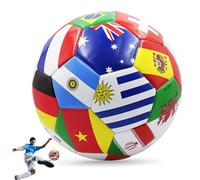 Pastoralist Taille 5 Bol de Football, Ballon de Football National de 8,5 Pouces, PVC étanche PVC pour Adultes Ballon de Foot