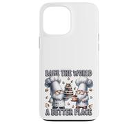 Pastry Chef Dad Gnomes Graphic Bake The World A Better Place Coque pour iPhone 13 Pro Max