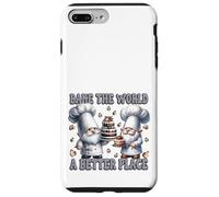 Pastry Chef Dad Gnomes Graphic Bake The World A Better Place Coque pour iPhone 7 Plus/8 Plus