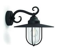 PASTURE-Applique d'extérieur Descendante Métal H30cm Noir Philips Noir G