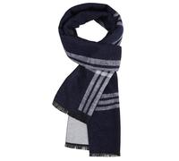 PASUDA Echarpe Homme Hiver Automne Écharpe Tartan Chaude Foulard avec Frange Courte Doux Léger Confortable Cheche Longue Classique et Élégante
