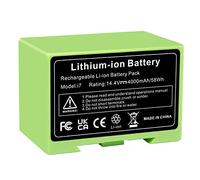 PASUKTER Batterie de rechange 4000 mAh i7 pour iRobot Roomba i3 i3+ i4 i4+ i7 i7+ E5 E6 série i3 3150 i3+ 3550 e5 5150 e5150 i7158 i7550 i755020 7150 Référence : 0 755 0 [14,4 V 58 Wh]