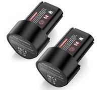 PASUKTER Lot de 2 batteries lithium-ion 10,8 V 3500 mAh pour Makita BL1013, batterie de rechange pour BL1014 194550-6 194551-4 195332-9 DF030D DF330D TD090D pour outils électriques sans fil
