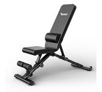 PASYOU Banc de musculation PA500 | Réglable 90° | Pliable, inclinable, déclinable | Capacité 400KG