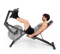 PASYOU Machine d'Extension Des Jambes Avec 6 Dossiers Réglables, Presse-Jambes Pour Salle De Sport à Domicile, Charge Maximale 100 KG, Banc De Poids Avec Curl Des Jambes Pour Exercices Du Bas Du Corps