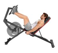 PASYOU Machine d'Extension Des Jambes Avec 7 Dossiers Réglables, Presse-Jambes Pour Salle De Sport à Domicile, Charge Maximale 500 KG, Banc De Poids Avec Curl Des Jambes Pour Exercices Du Bas Du Corps
